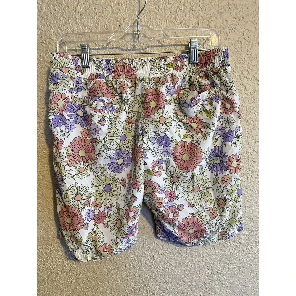 Barney Cools Mens Swim Shorts Medium Trunks Pink Floral Tropical‎ Beach Vacation